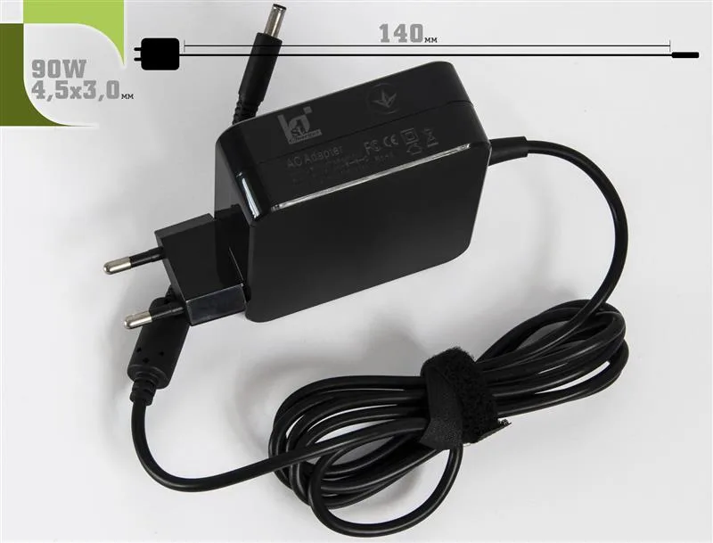 Блок питания для ноутбука 1StCharger 19.5V 4.62A 90W 4.5 x 3 mm (WM1ST19.5V90W4530D) — фото 2
