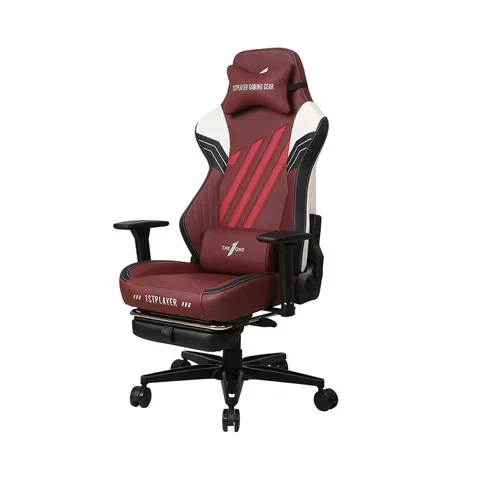 Кресло геймерское 1stPlayer Duke Black/White/Red