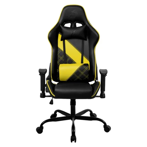 Кресло геймерское 1stPlayer S02 Black/Yellow