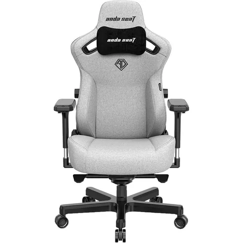 Кресло геймерское Anda Seat Kaiser 3 Size L Grey Fabric (AD12YDC-L-01-G-PV/F)