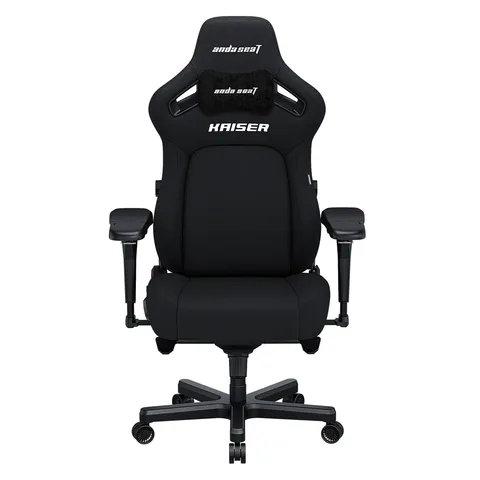 Кресло геймерское Anda Seat Kaiser 4 Size L Black Linen Fabric (AD12YDDC-L-20-B-CF)