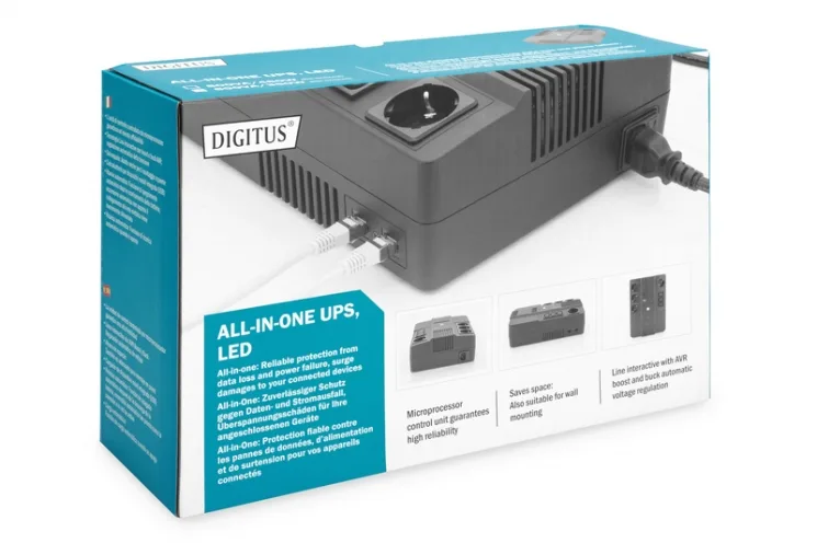 ДБЖ DIGITUS LED 800VA/480W (DN-170111) — фото 4