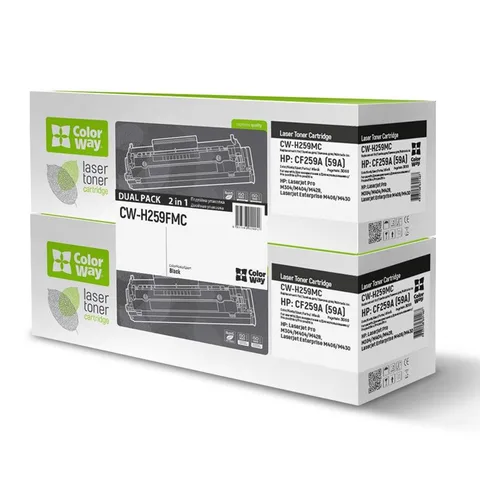 Картридж ColorWay HP CF259A Black Dual Pack (CW-H259FMC) с чипом