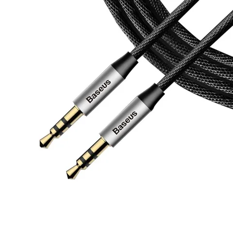 Кабель Baseus Yiven Audio Cable M30 0.5M (CAM30-AS1) Silver+Black