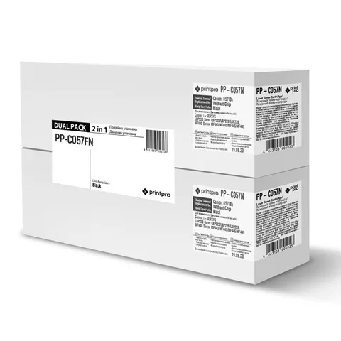 Картридж PrintPro Canon 057 Dual Pack (PP-C057FN) без чипа