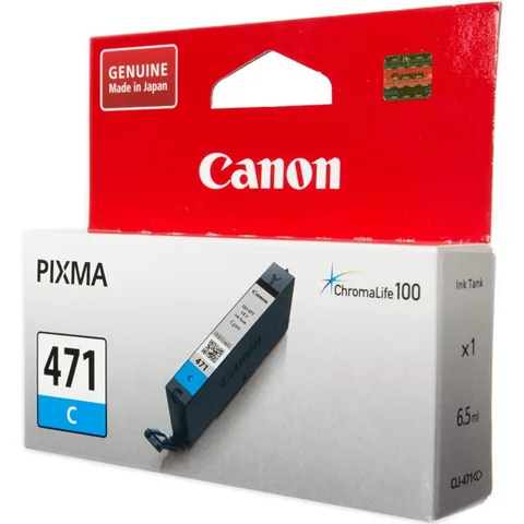 Картридж Canon CLI-471 Cyan (0401C001)