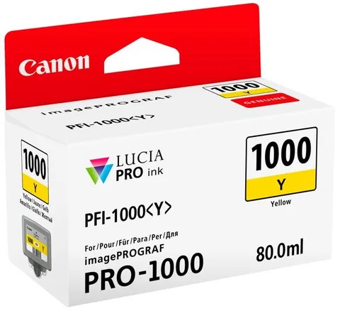 Картридж Canon PFI-1000Y Yellow (0549C001)