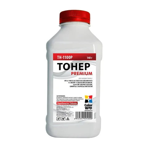 Тонер ColorWay HP LJ 1100/5L/AX 140г Premium (TH-1100P)