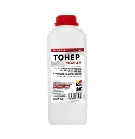 Тонер ColorWay HP LJ P1102/P1606/Canon 725/Canon 728 500г Premium (TH-1102P-0.5B)