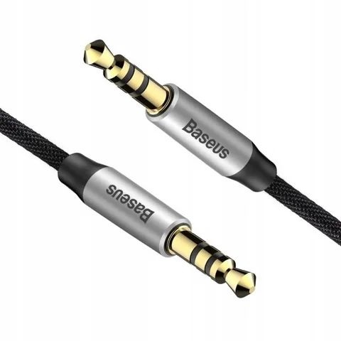 Кабель Baseus Yiven Audio Cable M30 1M (CAM30-BS1) Silver+Black
