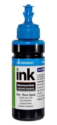 Чернила ColorWay Epson TX650 100 мл Cyan (CW-EW650C01)