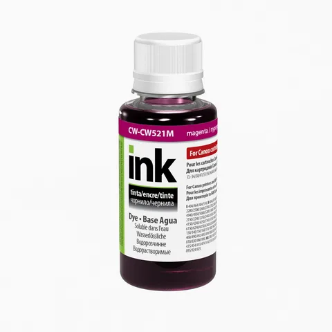 Чернила ColorWay Canon CL-38/CLI-521 100 мл Magenta (CW-CW521M01)