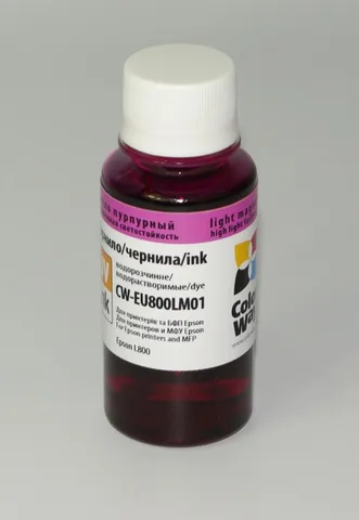 Чернила ColorWay Epson L800/810/850 100 мл Light Magenta (CW-EU800LM01)