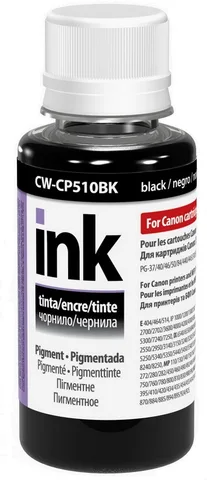 Чернила ColorWay Canon 100мл 100 мл Black Pigmented (CW-CP510BK01)