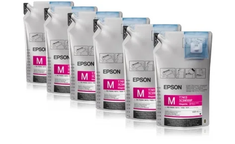 Комплект чернил Epson T7733 6 x 1000 мл Magenta (C13T773340)
