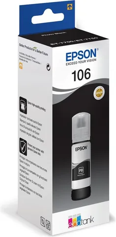Чернила Epson 106 70 мл Photo Black (C13T00R140)