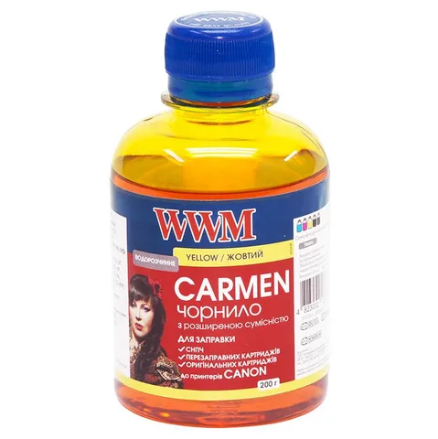 Чернила WWM Canon Universal Carmen 200 мл Yellow (CU/Y)