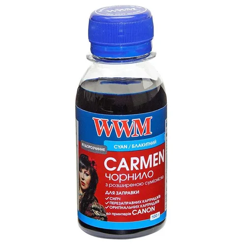 Чернила WWM Canon Universal Carmen 100 мл Cyan (CU/C-2)