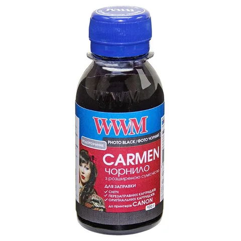 Чернила WWM Canon Universal Carmen 100 мл Photo Black (CU/PB-2)