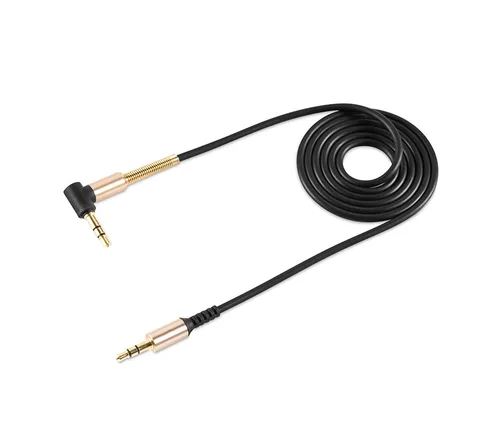 Кабель Hoco AUX Spring Audio Cable (With Mic) (UPA02) Black