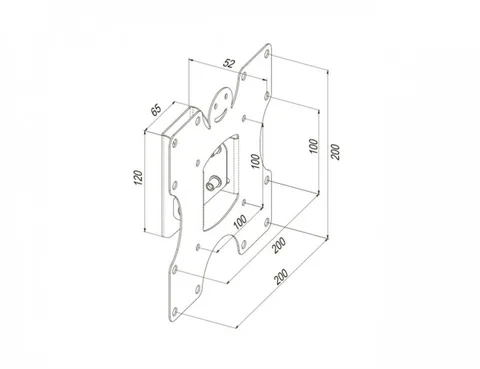 Кронштейн KSL WMB-4021N (VESA200x200)