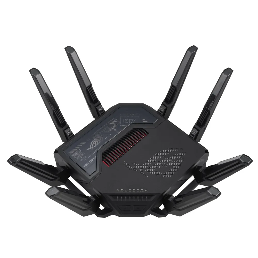 Маршрутизатор Asus ROG Rapture GT-BE98 с выключенной подсветкой