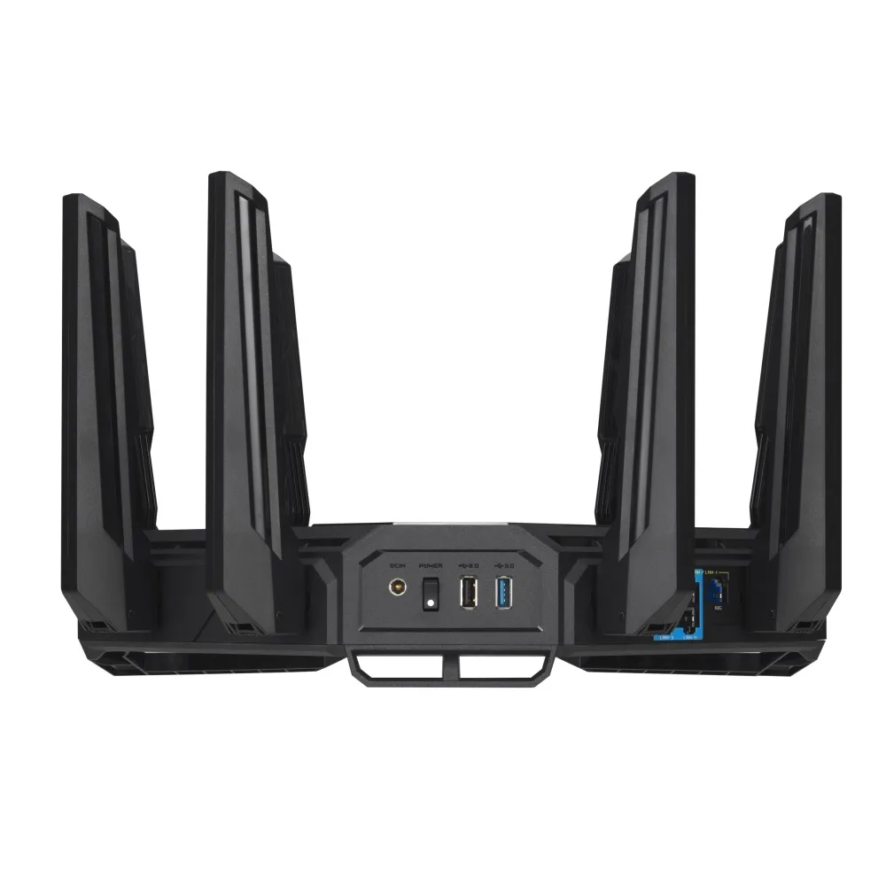 Панель питания и USB-портов роутера Asus ROG Rapture GT-BE98