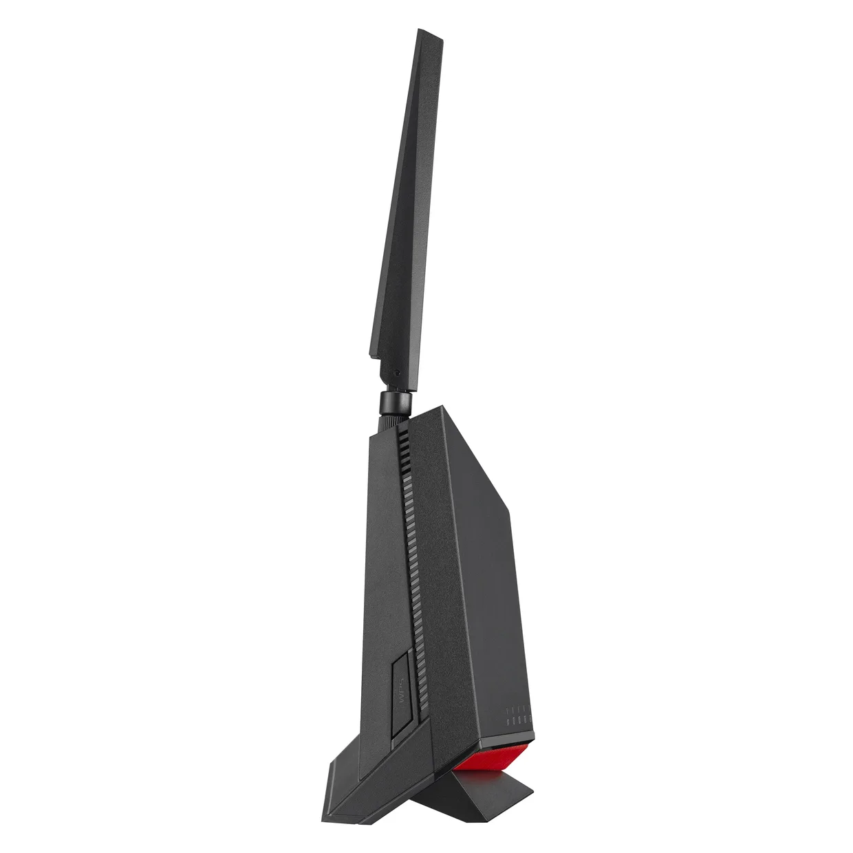 Маршрутизатор Asus RT-BE86U черного цвета, вид в профиль справа