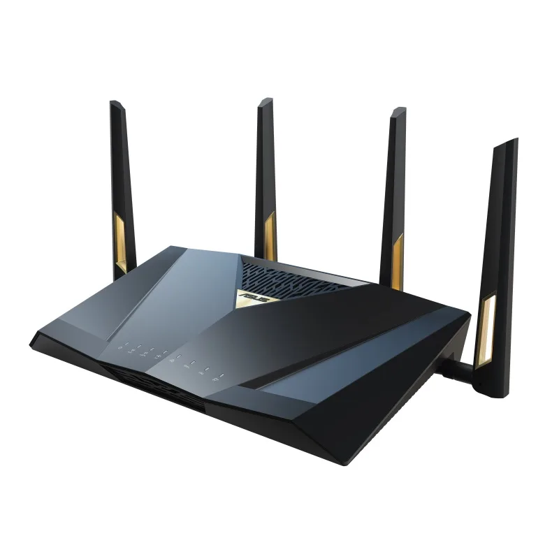 Беспроводной маршрутизатор Asus RT-BE88U черного цвета с четырьмя антеннами