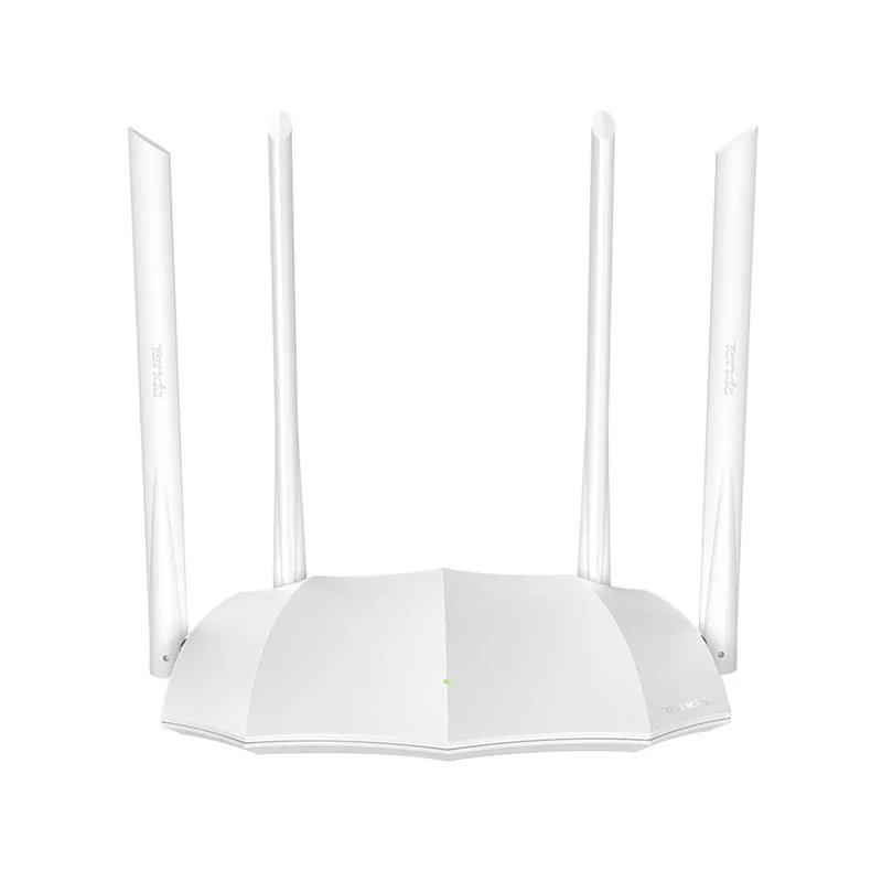 Бездротовий маршрутизатор Tenda AC5 V3 білого кольору з чотирма антенами