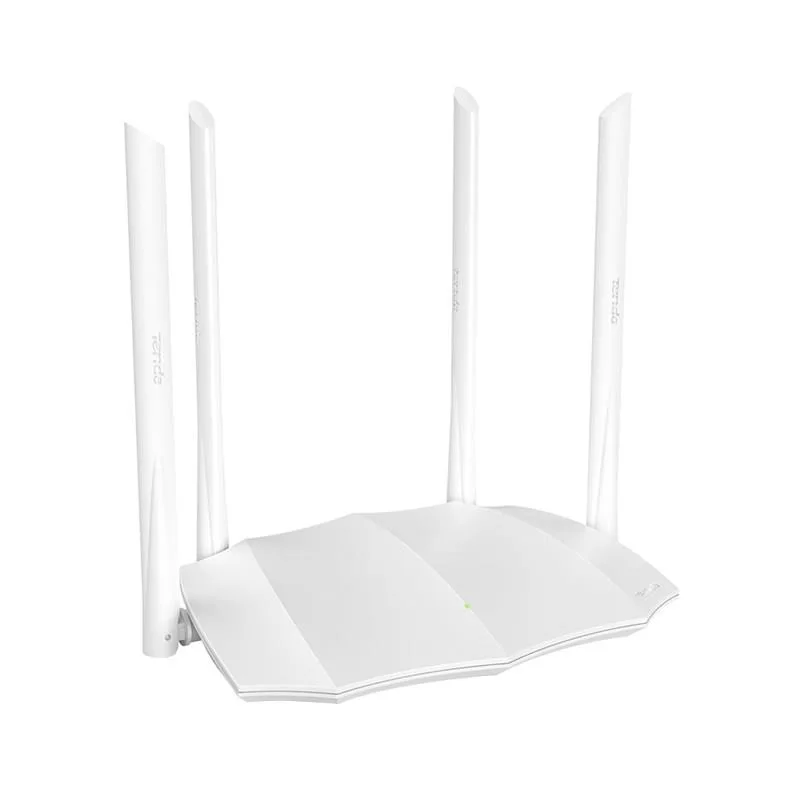 Маршрутизатор Wi-Fi Tenda AC5 V3 білого кольору, вигляд збоку