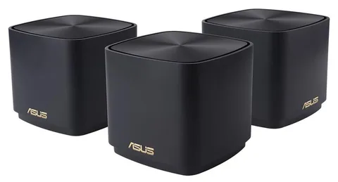 Wi-Fi Mesh система Asus ZenWi-Fi XD4 Plus Black (3-pack) (90IG07M0-MO3C50)