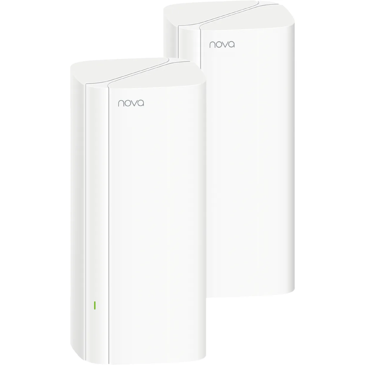 Комплект з двох білих модулів Wi-Fi Mesh системи Tenda nova MX12