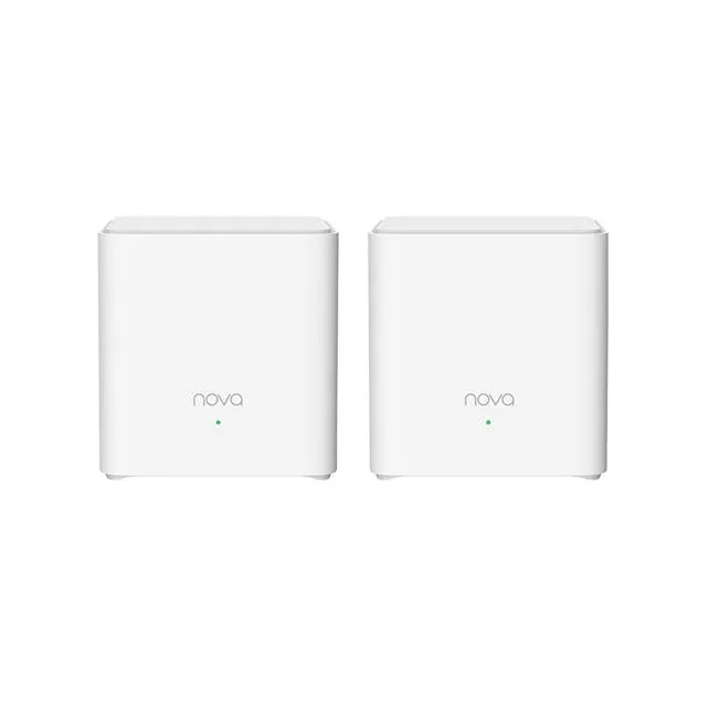 Комплект з двох білих модулів Wi-Fi Mesh системи Tenda nova MX3