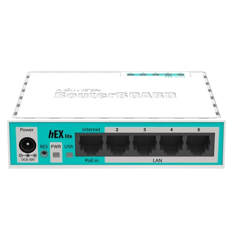 Маршрутизатор MikroTik RouterBoard hEX Lite (RB750r2)