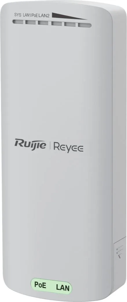 Беспроводной мост Ruijie Reyee RG-EST100-E белого цвета с LED-индикаторами