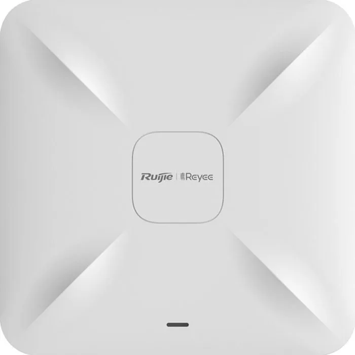 Фронтальный вид потолочной точки доступа Ruijie Reyee RG-RAP2200(E) белого цвета