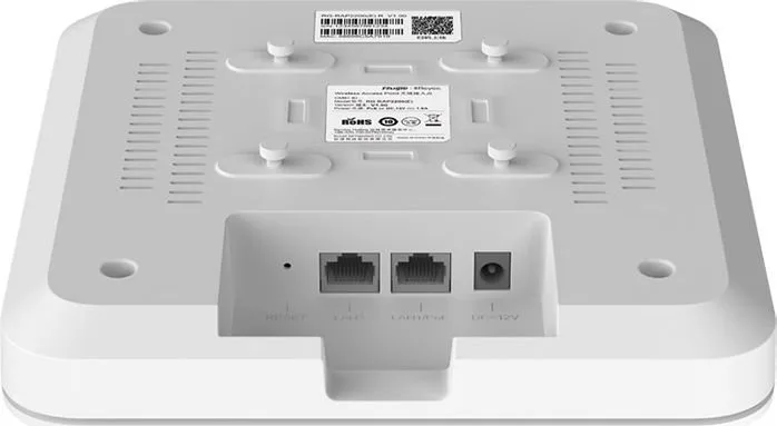 Задняя панель точки доступа Ruijie Reyee RG-RAP2200(E) с интерфейсами подключения