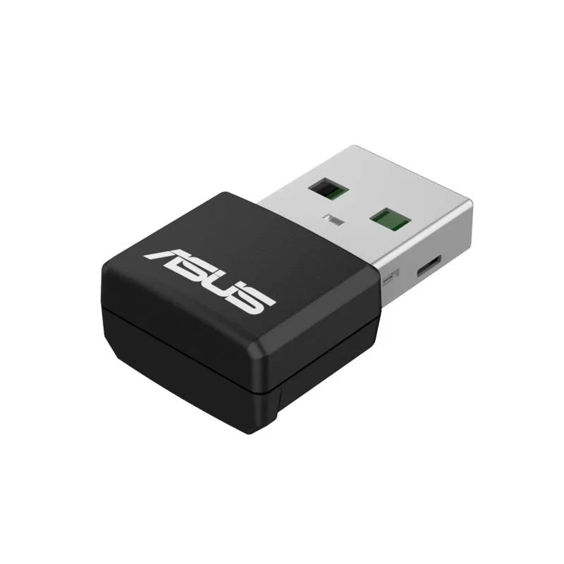 Миниатюрный адаптер беспроводной связи Asus USB-AX55 Nano с USB-разъемом