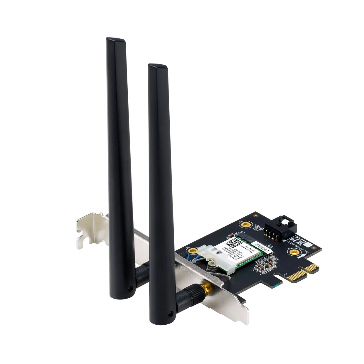 Беспроводной WiFi-адаптер Asus PCE-BE6500 с параллельно поднятыми антеннами