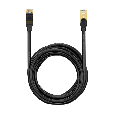 Сетевой кабель Baseus High Speed Seven Types of RJ45 10Gigabit Network Cable (WKJS010801) 15m Black