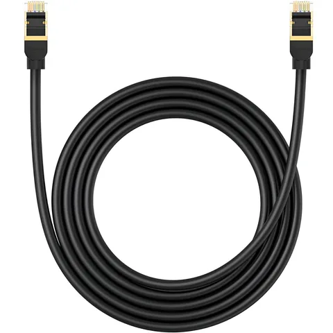 Сетевой кабель Baseus High Speed CAT8 40Gigabit Ethernet Cable (Round Cable) 2m (B0013320A111-03) Cluster Black