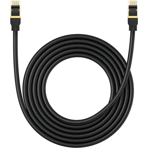 Сетевой кабель Baseus High Speed CAT8 40Gigabit Ethernet Cable (Round Cable) 3m (B0013320A111-04) Cluster Black