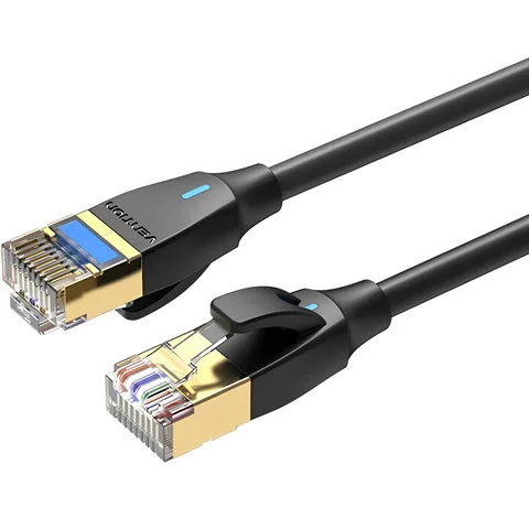 Патч-корд Vention CAT8 40Gigabit SFTP Ethernet Slim Type 3m (IKIBI) Black