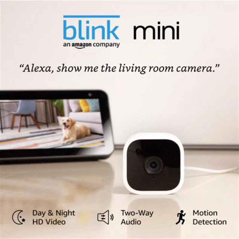 IP камера Amazon Blink Mini 1080P HD Indoor Smart Security (BCM00300U) (2.8 мм) — фото 2
