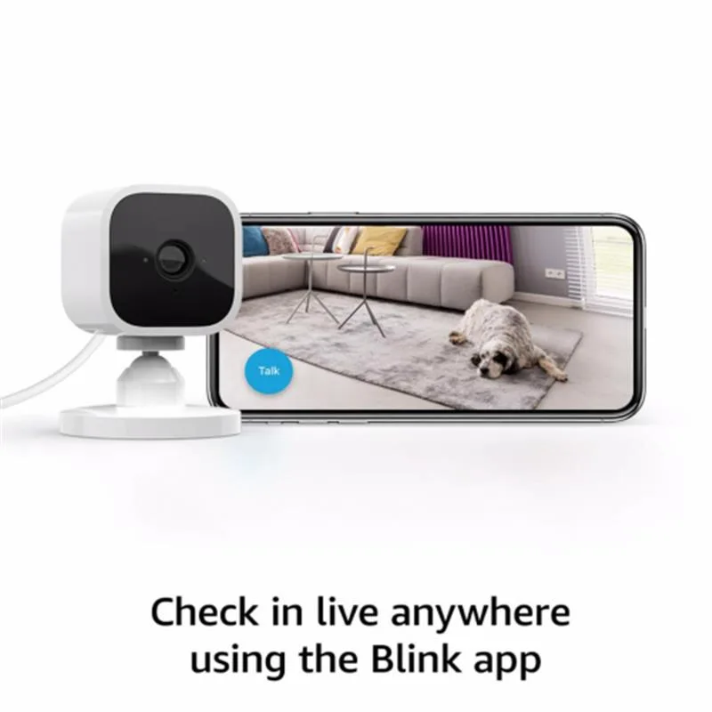 IP камера Amazon Blink Mini 1080P HD Indoor Smart Security (BCM00300U) (2.8 мм) — фото 4
