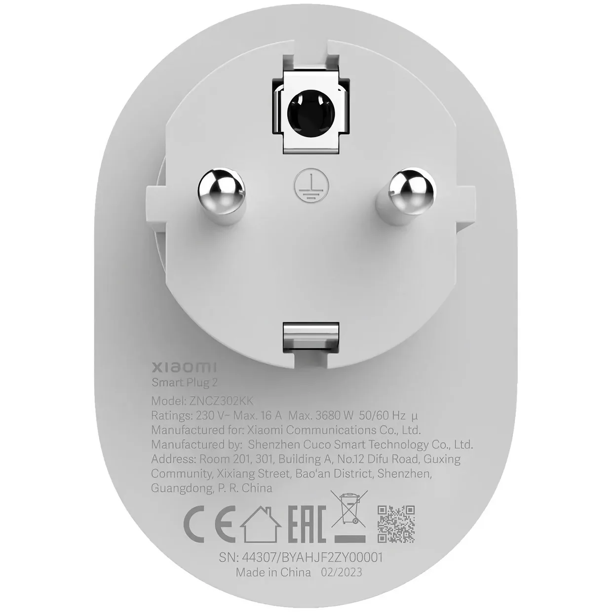 Умная розетка Xiaomi Mi Smart Plug 2 Wi-Fi (BHR6868EU/ZNCZ302KK) White — фото 5