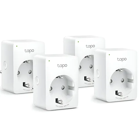 Умная розетка TP-Link Tapo P100 4 шт. (TAPO-P100-4-PACK) White