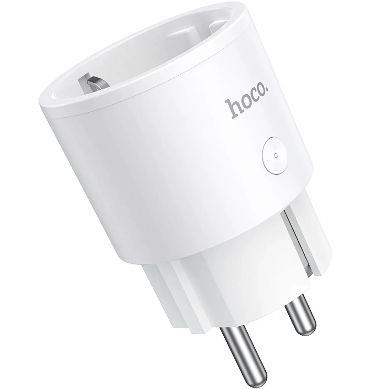 Умная розетка Hoco AC16 Veloz smart socket (EU/GER) (6942007616959) White — фото 3