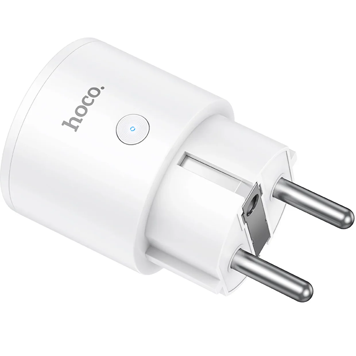 Умная розетка Hoco AC16 Veloz smart socket (EU/GER) (6942007616959) White — фото 4
